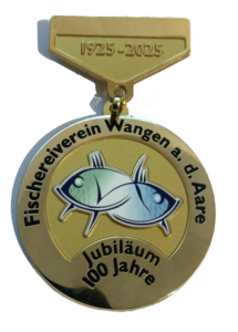 Jubiläums-Medaille zum Preis von 100 Fr. pro Stück